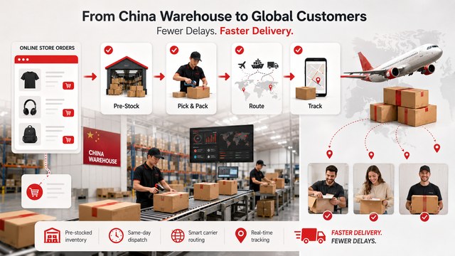 How to Reduce Shipping Delays from China Warehouse Fulfillment