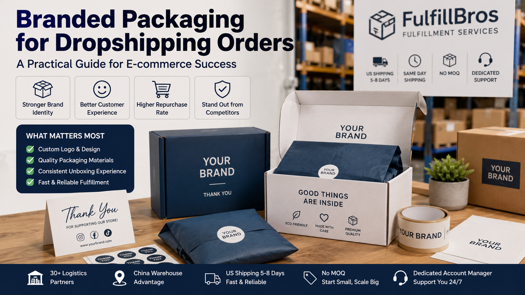 Branded Packaging for Dropshipping Orders: A Practical Guide