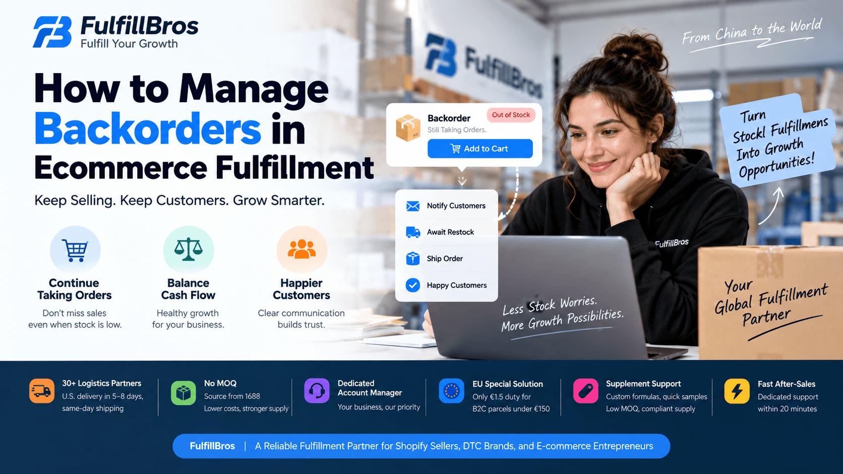 How to Manage Backorders in Ecommerce Fulfillment