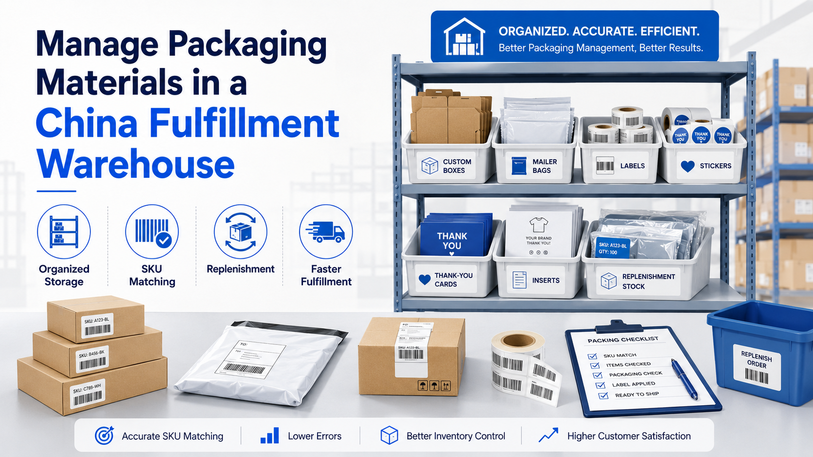 How to Manage Packaging Materials in a China Fulfillment Warehouse