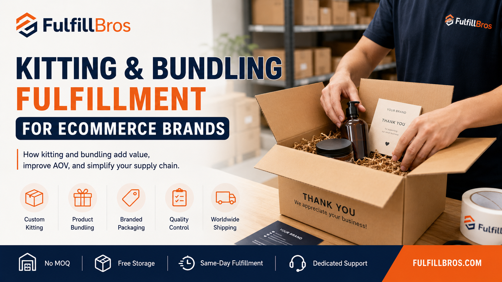 Kitting and Bundling Fulfillment for Ecommerce Brands