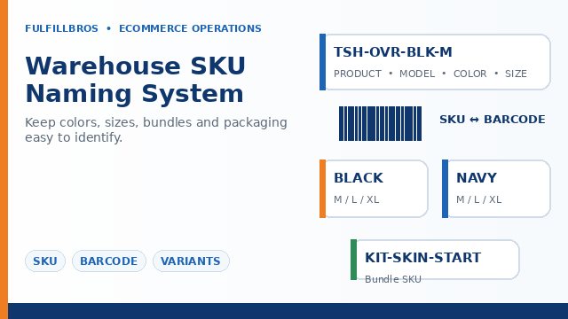 How to Build a SKU Naming System for China Warehouse Inventory