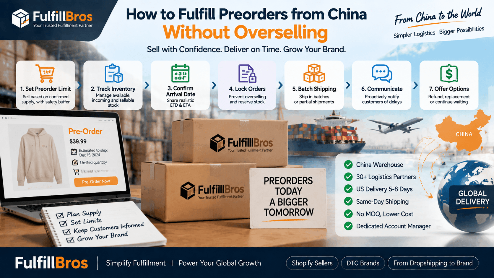 How to Fulfill Preorders from China Without Overselling