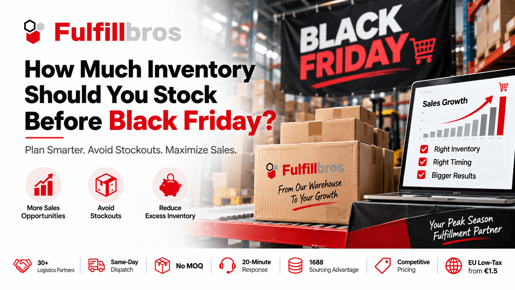How Much Inventory Should You Stock Before Black Friday?