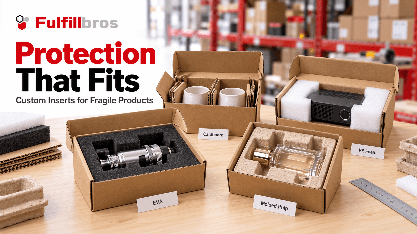 Custom Protective Inserts for Fragile Ecommerce Products