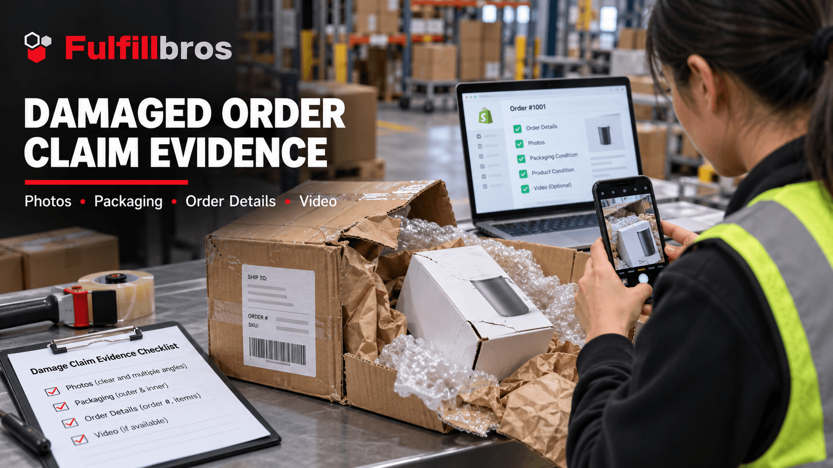 What Evidence Is Needed for a Damaged Order Claim?