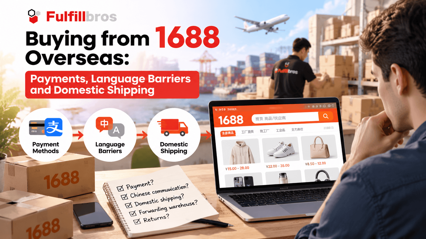 Buying from 1688 Overseas: Payments, Language Barriers and Domestic Shipping