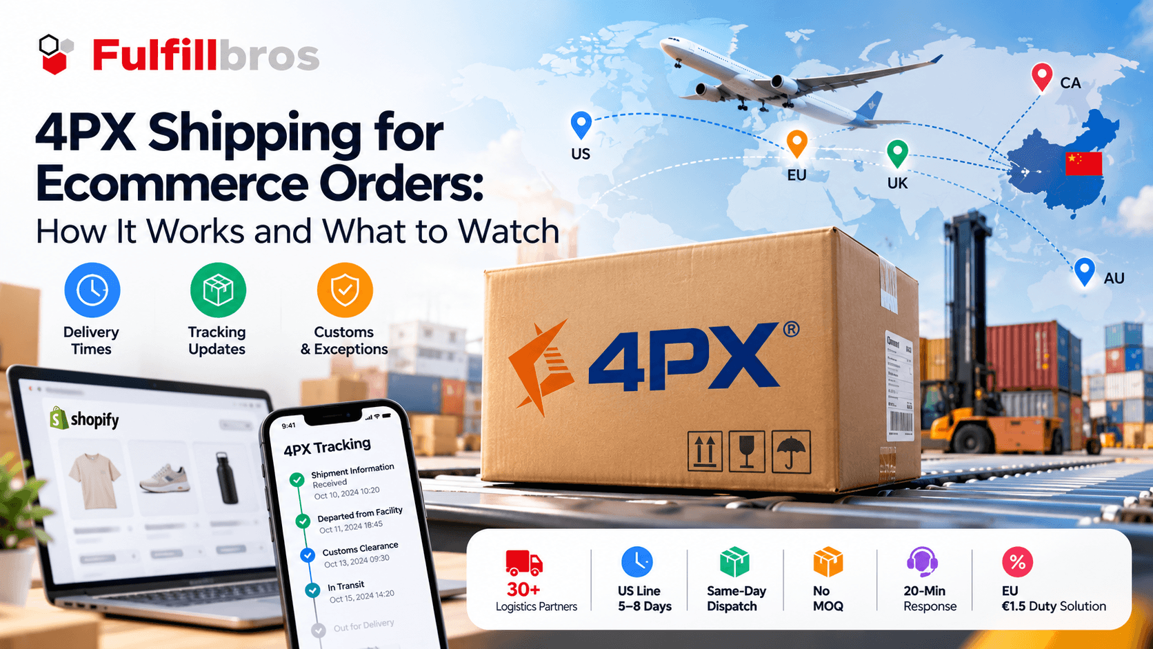 4PX Shipping for Ecommerce Orders: How It Works and What to Watch