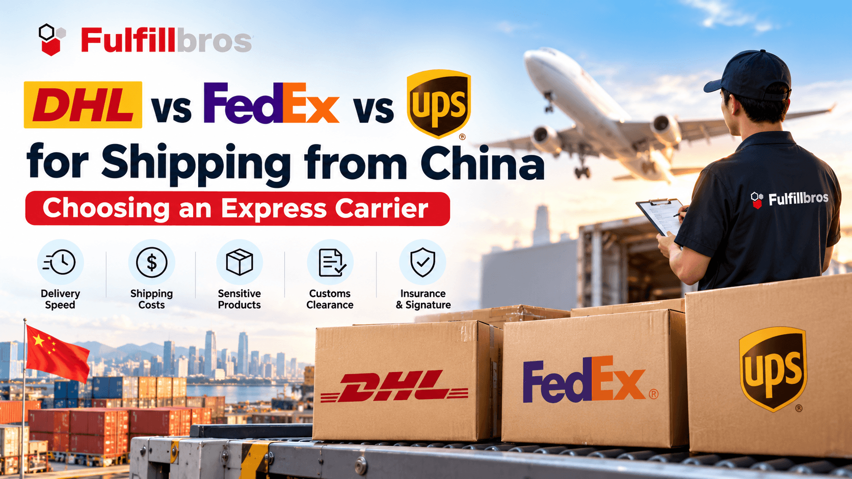 DHL vs FedEx vs UPS for Shipping from China: Choosing an Express Carrier