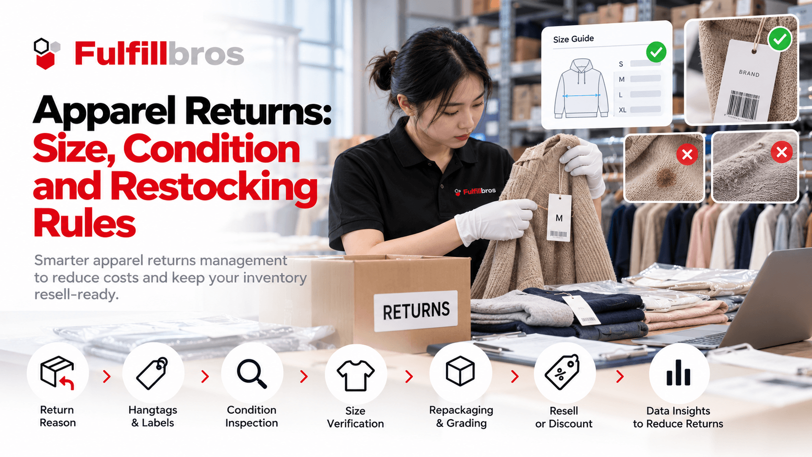 Apparel Returns: Size, Condition and Restocking Rules